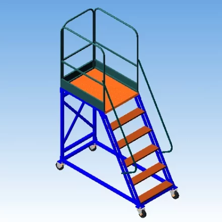Лестница с площадкой УСЦ ЛСА-2700 купить в Тюмени