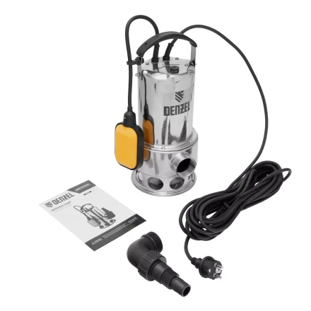 Дренажный насос DPL800X, 800 Вт, подъем 7 м, 16500 л/ч Denzel 97324 купить в Тюмени