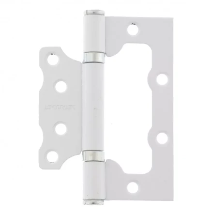 Петля накладная ПНУ-100 белая 4штуки  Металлист Россия 91565 купить в Тюмени