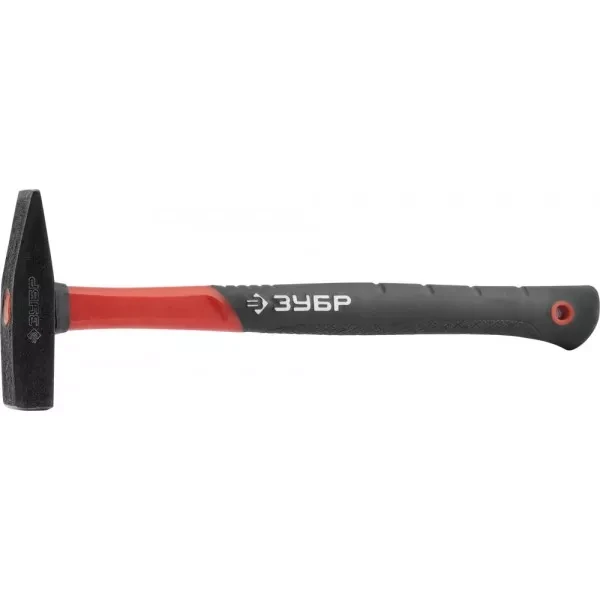Молоток с фиберглассовой рукояткой, ЗУБР "МАСТЕР" 20020-02, кованый, 200 г 20020-02 купить в Тюмени