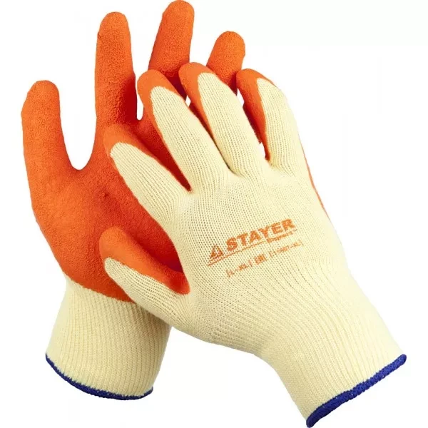 Перчатки STAYER "EXPERT"  рабочие с рельефным латексным покрытием, 10 класс, L-XL 11407-XL купить в Тюмени