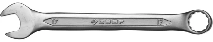 Ключ ЗУБР &quot;МАСТЕР&quot; гаечный комбинированный, Cr-V сталь, хромированный, 17мм 27087-17 купить в Тюмени