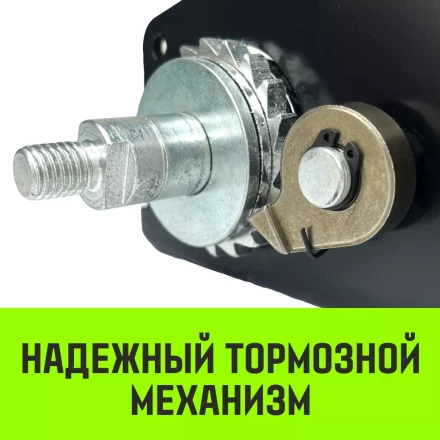 Лебедка ручная барабанная с тормозом HITCH HWB 1100 1100 кг канат 10 м (SZ073178) купить в Тюмени