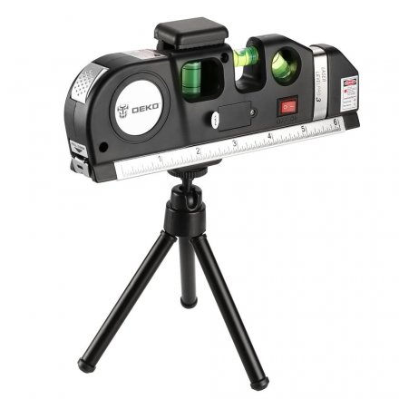 Уровень лазерный SP001 SET2 DEKO, 065-0200, со штативом купить в Тюмени