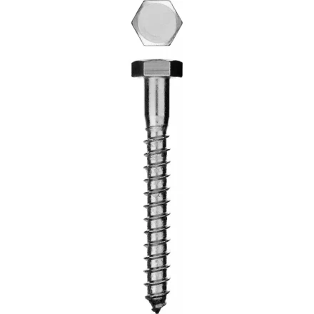 Шурупы ЗУБР &quot;МАСТЕР&quot; с шестигранной головкой, оцинкованные, 8x100, 650шт 300450-08-100-650 купить в Тюмени
