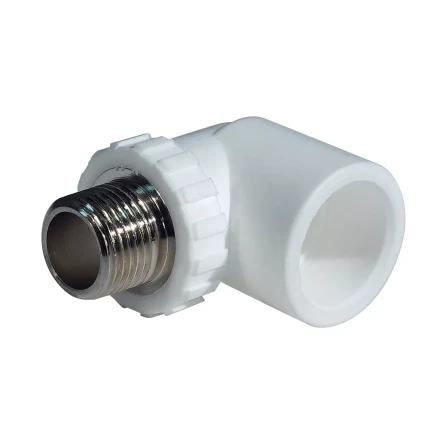 Уголок комб. PP-R НР 20мм х 1/2 белый (50/200) 45380 купить в Тюмени