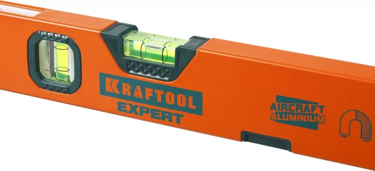 Уровень KRAFTOOL "PROKRAFT-M" коробч. магнит., 2 ампулы, 0,5 мм/м, 400мм 34712-040_z01 купить в Тюмени