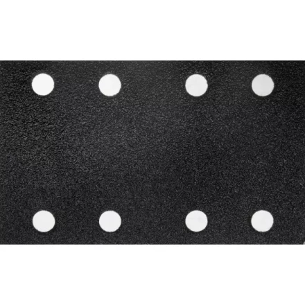 Лист шлиф. универс. URAGAN &quot;Оптимал. для тверд. пород дерева&quot; 8 отв. по линии, на липучке, для ПШМ, P60, 80х133мм, 50шт 907-22111-060-50 купить в Тюмени