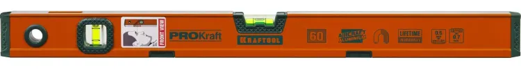 Уровень KRAFTOOL "KRAFT-MAX" магнитный, особо усилен, 2 ампулы, 2 фрезерованные базовые поверхности, 60см 34575-060 купить в Тюмени