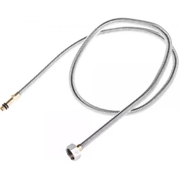 Подводка ЗУБР "ЭКСПЕРТ" сильфонная из нержавеющей стали, для смесителя, удлиненная, г/ш (гайка-штуцер), 1/2", 1,2м 51013-120