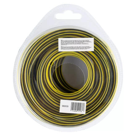 Леска для триммера двухкомпонентная квадратная, 3,0мм х 12м, блистер SkyCutter Denzel 96839 купить в Тюмени