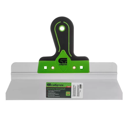 Шпатель фасадный Сибртех, нержавеющая сталь 420S45, 300 мм, 2-компонентная ручка, 85593 купить в Тюмени