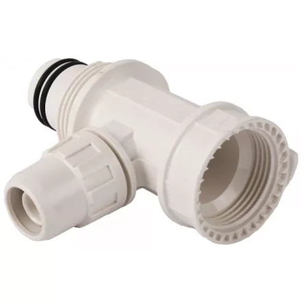 Коллектор ЗУБР &quot;ШиреФит&quot; сборный &quot;внутренняя резьба - штуцер с гайкой - штуцер с гайкой&quot;, 26мм-16мм-26мм 51516-26-16-26 купить в Тюмени