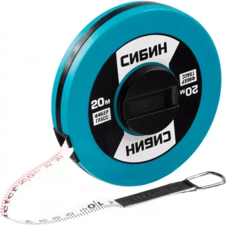 Мерная лента СИБИН фиберглассовая, 20м 34154-20 купить в Тюмени
