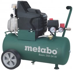 Компрессор масляный поршневой прямой привод Metabo Basic 250-24 W
