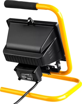Прожектор STAYER &quot;MASTER&quot; MAXLight галогенный, переносной с подставкой, черный, 500Вт 57116-B купить в Тюмени