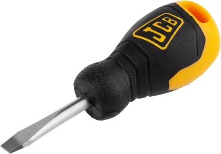 Отвертка JCB, хромомолибденовая сталь S2, двухкомпонентная рукоятка, магнитный наконечник, SL 6,5х40мм JSD012 купить в Тюмени