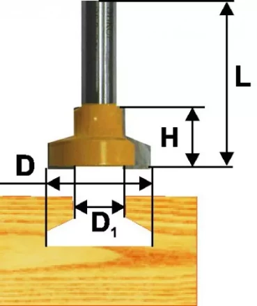 Фреза паз конструкционная ф254мм Т-обр хв 12мм 10517 купить в Тюмени