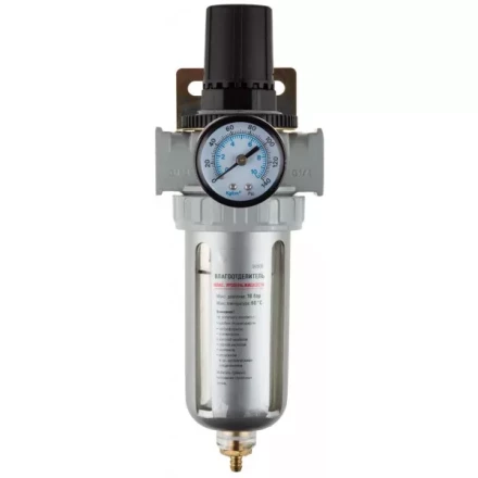 Набор аксессуаров KRAFTOOL "INDUSTRIE QUALITAT" для пневмосистем: манометр, влагоотделитель 6506 купить в Тюмени