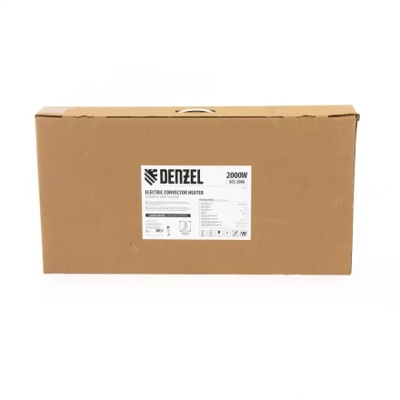 Конвектор электрический XCE-2000, 230 В, 2000 Вт, X-образный нагреватель Denzel 98117 купить в Тюмени