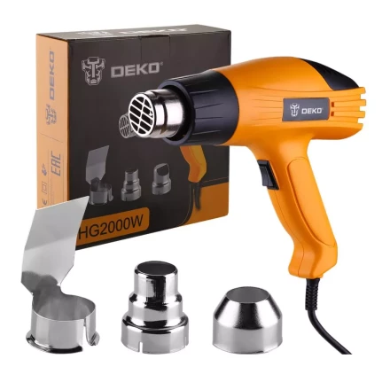 Фен строительный DEKO HG2000W, 063-4166 купить в Тюмени
