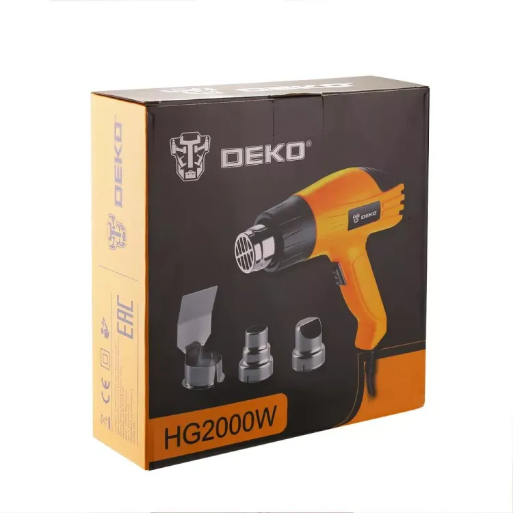 Фен строительный DEKO HG2000W, 063-4166 купить в Тюмени