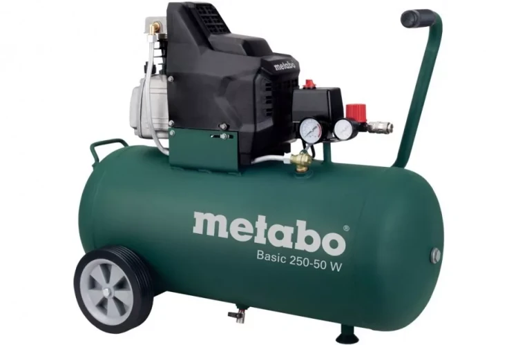 Компрессор безмасляный поршневой прямой привод Metabo Basic 250-50 W OF купить в Тюмени