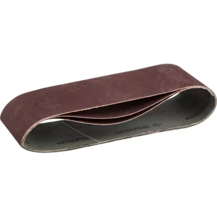 Лента шлифовальная бесконечная ЗУБР &quot;МАСТЕР&quot; на тканевой основе, для ЛШМ, P320, 75х457мм, 3шт 35541-320 купить в Тюмени