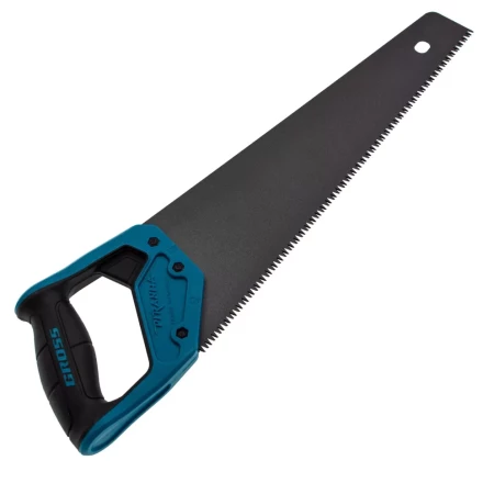 Ножовка по дереву &quot;PIRANHA&quot;, 400 мм, 7 TPI, 3D-зуб, тефлоновое покрытие полотна, двухкомпонентная рукоятка Gross 24113 купить в Тюмени