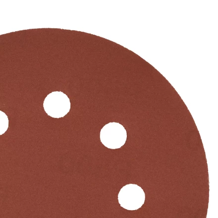 Круг абразивный на ворсовой подложке под &quot;липучку&quot;, перфорированный, P 500, 125 мм, 5 шт Сибртех 738157 купить в Тюмени