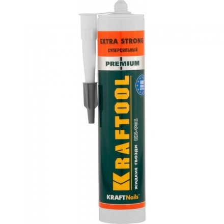 Клей монтажный KRAFTOOL KraftNails Premium KN-901, сверхсильный универсальный, для наружных и внутренних работ, 310мл 41343_z01 купить в Тюмени