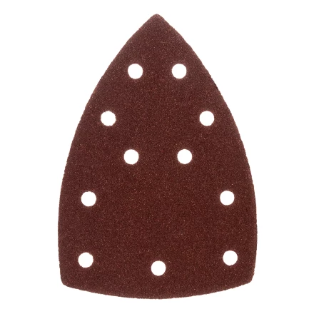 Треугольник абразивный на ворc. подложке под &quot;липучку&quot;, перф., P 60, 150х150х100 мм, 5 шт. Denzel 738587 купить в Тюмени