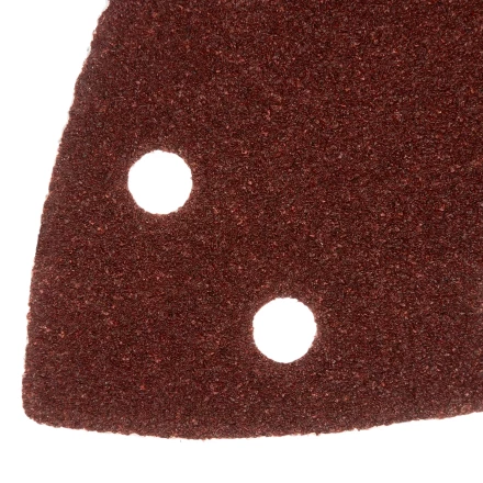 Треугольник абразивный на ворc. подложке под &quot;липучку&quot;, перф., P 60, 150х150х100 мм, 5 шт. Denzel 738587 купить в Тюмени