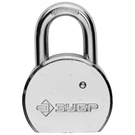 Замок навесной ЗУБР &quot;серия 271&quot; с закаленной дужкой, стальной корпус, 55мм 4-37271-55 купить в Тюмени