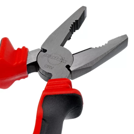 Плоскогубцы комбинированные Matrix, 180 мм, хром-ванадий, двухкомпонентные рукоятки, 17091 купить в Тюмени