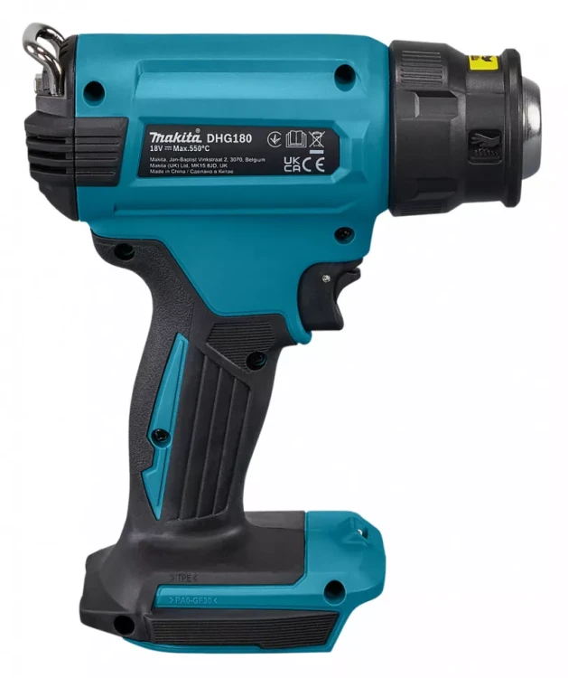 Аккумуляторный тепловой пистолет (фен) Makita DHG180ZK, LXT 18 V (без АКБ и ЗУ) купить в Тюмени