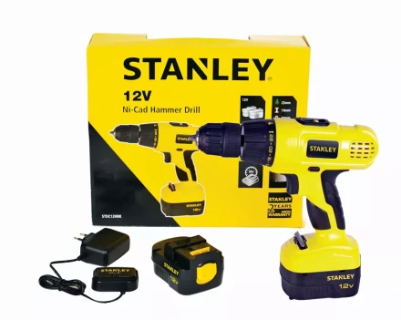 Дрель аккумуляторная Stanley STDC12HBK в кейсе купить в Тюмени