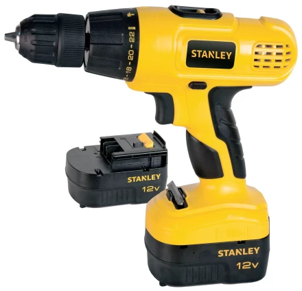 Дрель аккумуляторная Stanley STDC12HBK в кейсе купить в Тюмени