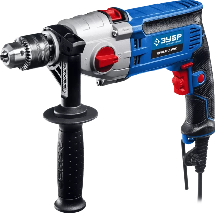 Дрель ударная двухскоростная + кейс ДУ-П850-2 ЭРМК серия ПРОФЕССИОНАЛ купить в Тюмени