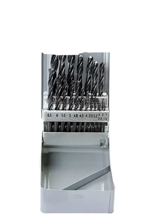 Набор сверл по металлу 1-10 мм (через 0,5 мм + 3,2 и 4,8 мм) HSS 21шт металлический бокс цилиндрический хвостовик SPARTA 723755 купить в Тюмени