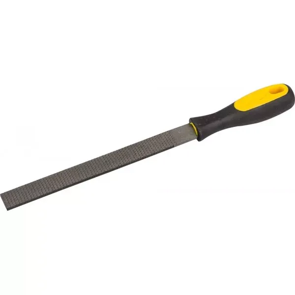 Рашпиль STAYER "PROFI" плоский, двухкомпонентная рукоятка, № 2, 200мм 16631-20-2 купить в Тюмени