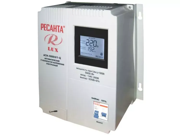 Стабилизатор АСН-5000 Н/1-Ц Ресанта Lux купить в Тюмени