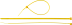 Кабельные стяжки желтые КС-Ж1 нейлоновые промфасовка серия ПРОФЕССИОНАЛ купить в Тюмени