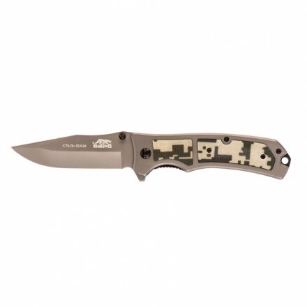 Нож туристический складной 210/85 мм система Liner-Lock с накладкой G10 на рукоятке Барс 79204 купить в Тюмени