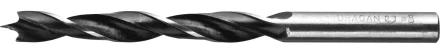 Сверло спиральное по дереву, М-образная заточка, сталь 45, URAGAN 29419-140-12, d=12x140мм 29419-140-12 купить в Тюмени