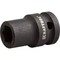 Торцовая головка KRAFTOOL "INDUSTRIE QUALITAT" ударная (1/2"), FLANK, Cr-Mo, фосфатированная, 12 мм 27940-12_z01
