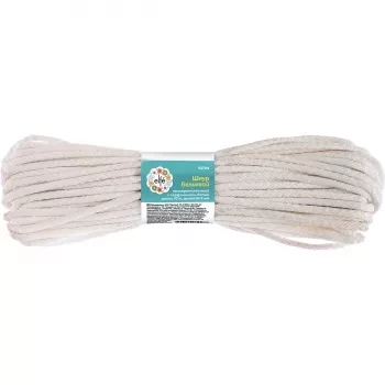 Шнур бельевой полипропиленовый с сердечником D-3 мм L-10 м белыйELFE 93704 купить в Тюмени