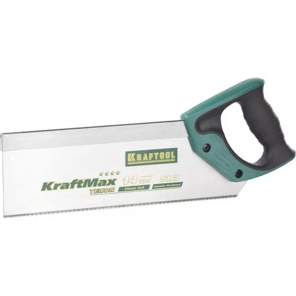 Ножовка с обушком для стусла (пила) KRAFTOOL "KraftMax" TENON, 14 /15 TPI, 300 мм, специальный зуб 15228-30 купить в Тюмени