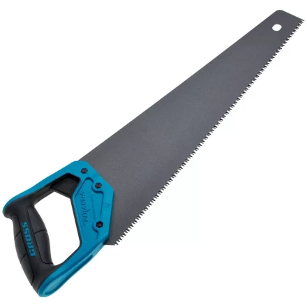 Ножовка по дереву &quot;PIRANHA&quot;, 450 мм, 7 TPI, 3D-зуб, тефлоновое покрытие полотна, двухкомпонентная рукоятка Gross 24114 купить в Тюмени