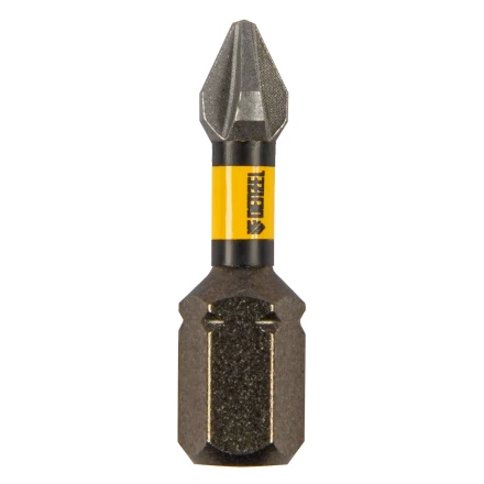 Бита IMPACT, PH1x25 мм, лазерная обработка шлица, сталь S2, 10 шт., Е 6,3 Denzel 11684 купить в Тюмени